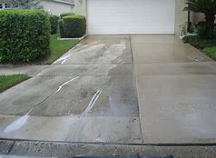 Pressure Wash Extended Driveway